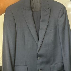 Deep blue suit